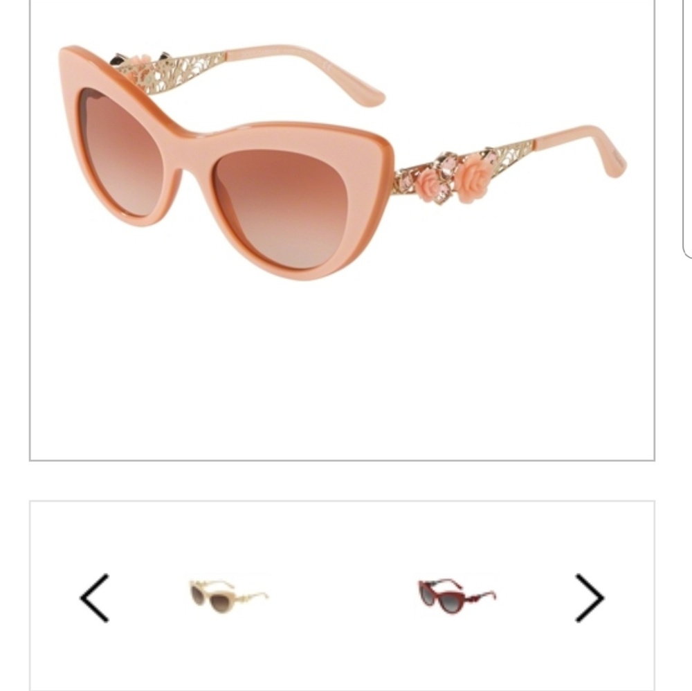 SOLD- Dolce & gabbana rose cat eye 4302B